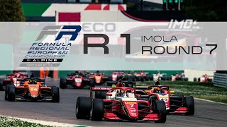 Race 1  Round 7 Imola F1 Circuit  Formula Regional European Championship by Alpine [upl. by Edva]