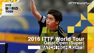 2016 Qatar Open Highlights Li Ping vs Masataka Morizono R1 [upl. by Salomo]