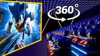 Sonic the Hedgehog 3 All Movie Clips 360°  CINEMA HALL  4K VR 360 Video [upl. by Sedaiuqlem191]