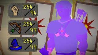 MY STATS ARE 254 ON RUNESCAPE LEAGUES [upl. by Lucilla]