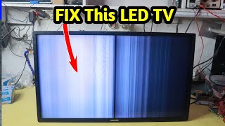 32 Inch LED TV Panel replacement technique  Philips 32 inch TV Display Replacement [upl. by Colston]