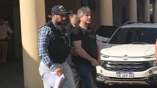 Así trasladaban a Boudou detenido [upl. by Amanda]