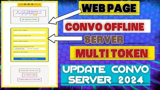 😱WEB PAGE CONVO OFFLINE SERVER🔥 HTML WEB MESSENGER CONVO SERVER MULTI TOKENS WORK [upl. by Urania]