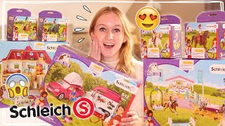 GROOTSTE SCHLEICH PAARDEN UNBOXING OOIT 😱 Nieuwe manege trailer huis amp meer  Daphne draaft door [upl. by Neirrad]