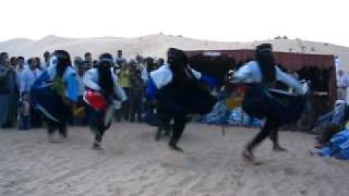 Tuareg Dancing near Ghadames Libya [upl. by Sirtemed]