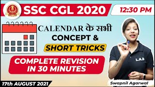 LAB Calendar All concepts and shorts tricks  Calendar Reasoning Complete Revision  Swapnil Maam [upl. by Twitt]