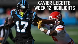 Xavier Legette Week 12 Highlights 🔥  Panthers vs Chiefs [upl. by Teerprah]