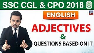 Adjective amp Questions Based on It  English  SSC CGL  SSC CPO  English By Sandeep Sir [upl. by Sell]