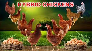 Top 10 Hybrid Chicken Breeds for Free Range Farming Producing Brown Eggs  Layer Chicken [upl. by Sehguh]