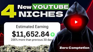 Hurry Up 4 New Channel Ideas With No Competition  Viral YouTube niches 2024 [upl. by Aikar]