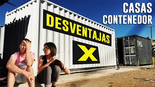 ¿Por qué No elegir una CASA CONTENEDOR  Desventajas de una casa PREFABRICADA casaprefabricada [upl. by Berkie]