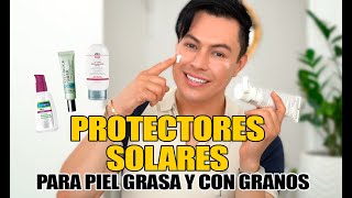 Protectores solares faciales para la piel grasa y con granitos [upl. by Madriene]