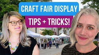 Craft show display ideas How to make your craft fair booth look great [upl. by Kcirdled230]