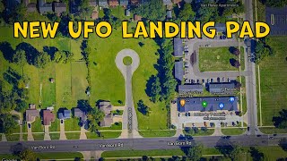 New UFO Landing Pad  Southridge Dr x Van Born 20240409 [upl. by Brana]