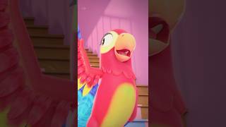 Main Tota Lal Rang Ka Kids Shorts मैं तोता लाल रंग का shortsvideo parrotlover macaw shortvideo [upl. by Lovich]