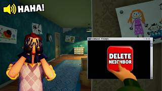 I CHEATED In Hello Neighbor Alpha 15 [upl. by Grosz]