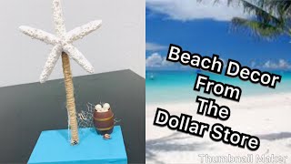 Dollar store beach home decor idea  starfish beach party decor centerpiece beach themed party 🏝 [upl. by Jenei]