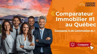 Soumissionscourtiers ca  Comparateur 1 de Courtiers Immobiliers au Québec [upl. by Redmer451]