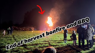 End of harvest bonfire BBQ [upl. by Otho417]