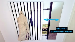 DIY  Coat Rack with Hidden Storage [upl. by Olotrab934]