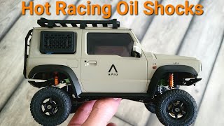 Kyosho Mini Z 4x4 Jimny Hot Racing Oil Shocks Indoor Testing [upl. by Oaoj]