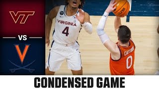 Virginia Tech vs Virginia Condensed Game  202223 ACC Men’s Basketball [upl. by Ayojal]