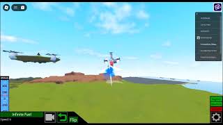 Roblox Plane Crazy Missile Wing Disconnection System [upl. by Ludly]