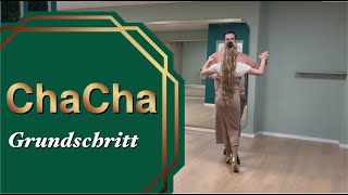 ChaChaCha Tanzen  Grundschritt lernen  Tanzkurs Tutorial  Schritt für Schritt [upl. by Newhall147]