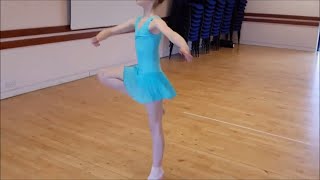 GRADE 4  DANCE D Ballet Turns RAD [upl. by Roosnam]