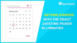 Getting Started with the React DateTime Picker in 5 Minutes [upl. by Odnalro373]