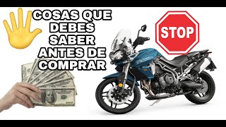 5 COSAS DEBES Saber ANTES DE COMPRAR MOTO [upl. by Yecam408]