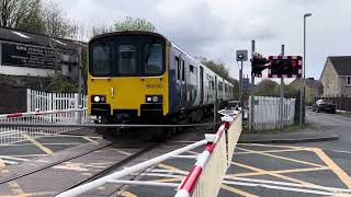 New Barriers Chaffers Level Crossing Lancashire Tuesday 16042024 [upl. by Aisayn547]