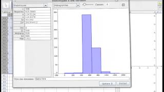 Obtenir rapidement lanalyse de données statistiques avec GeoGebra [upl. by Kraul]