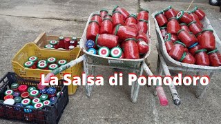 Conserve di pomodoro come fare la salsa di pomodoro fatta in casa come una volta con mia madre [upl. by Aneerb]