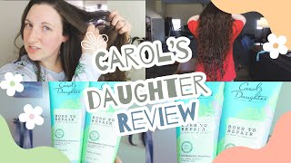 Carol’s Daughter REVIEW  SOFT CURLY HAIR [upl. by Hanyaz]