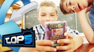 TOP 5 Videojuegos que nos divertían en la escuela [upl. by Aehsat]