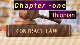 Law Of Contract Chapter One General Consideration [upl. by Irak115]