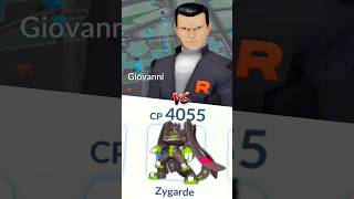 GIOVANNI vs ZYGARDE 100 FORME in Pokemon GO [upl. by Burnley]