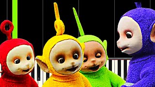 Teletubbies Say Eh Oh  Easy Piano Tutorial For Beginners  Learn to play Piano and keyboard [upl. by Servetnick]