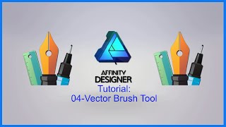 Affinity Designer Tutorial 04Vector Brush Tool [upl. by Sylirama681]