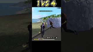 IMPOOSIBLE 1V4 LIKE A LEGEND freefire shorts freefiremax [upl. by Jesselyn513]