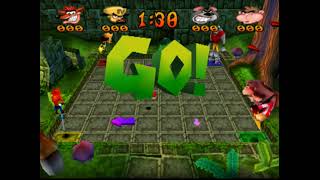 Crash Bash PSX Part 871 Pogo Painter Trophy Challenge [upl. by Sifan]