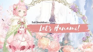 Love Nikki  Lets Hanami ❣️Suit Breakdowns  Costs [upl. by Natala]