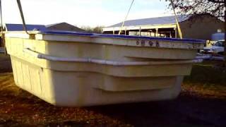 Awesome Fiberglass Pool Installation Video [upl. by Notelrac693]