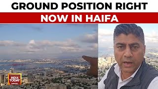 Hezbollah Strikes Haifa Gaurav Sawant Shows Ground Position Right Now In Haifa After Attack [upl. by Mailiw]