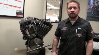 How a HarleyDavidson Big VTwin Engine Works  Harley Davidson 103 Engine Cutaway View and Demo [upl. by Arocahs]