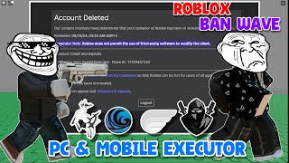 Roblox Banning amp Deleting Accounts Permanently  PC amp Mobile Executor   Ban Wave News [upl. by Minetta]