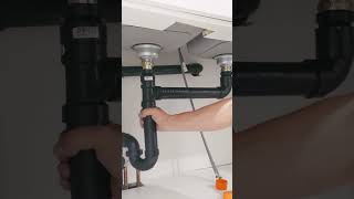 How to Install a Kitchen Sink Drain Full Video In Description [upl. by Latona933]