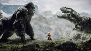 King Kong 2005 Full Movie Explained in Hindi  The Epic Story of Kong [upl. by Annayrb]