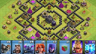 Best Ground Troops for TH9 in COC Clash of Clans Best Troops [upl. by Daukas]